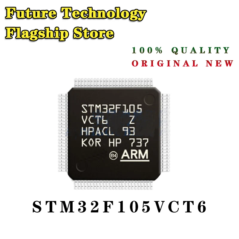 STM32F105RBT6 STM32F105RCT6 STM32F105R8T6 STM32F105VBT6 STM32F105VCT6 STM32F105 STM32 LQFP новая фотосессия |