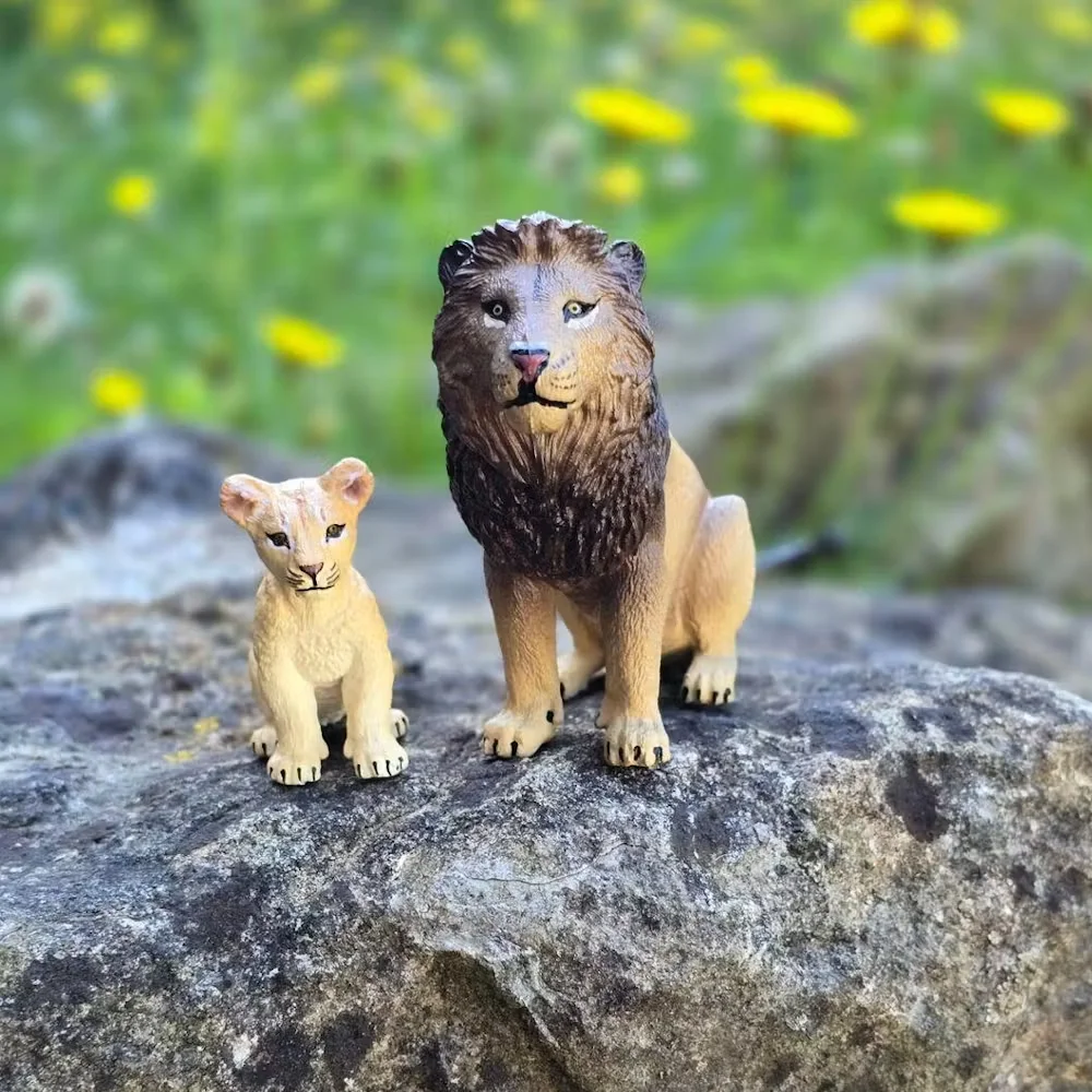 Toymany моделирование сидящий лев дикая природа модель животного игрушки мини-фигурки куклы фигурки игрушки для детей подарок декор торта (art.: 3920cbaa6fcbd) - 3920cbaa6fcbd