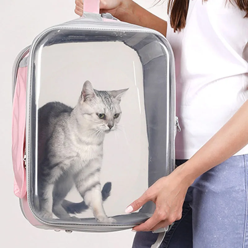 High Quality Window Transport Carrying Breathable Transparent Travel Bag Astronaut Pet Dog Space Capsule Cat Carrier Backpack