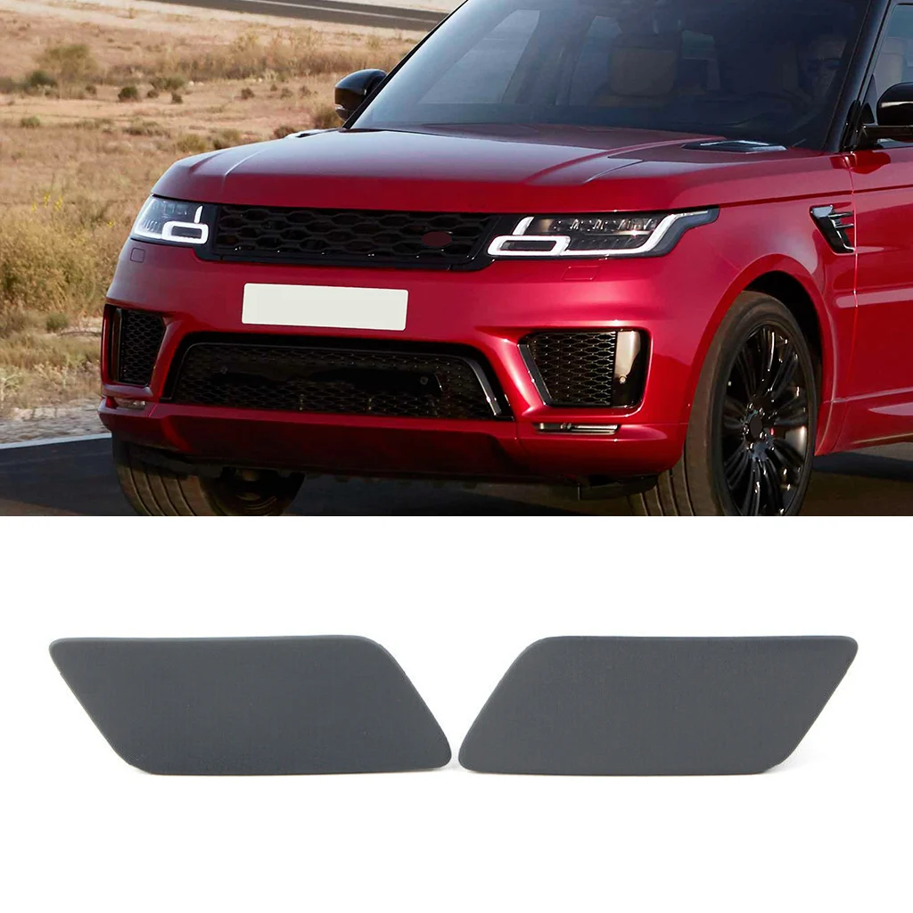 

1Pair Car Front Bumper Headlight Headlamp Washer Cover Cap For Land Rover Range Rover Sport L494 2018 2019 2020 2021 LR099329