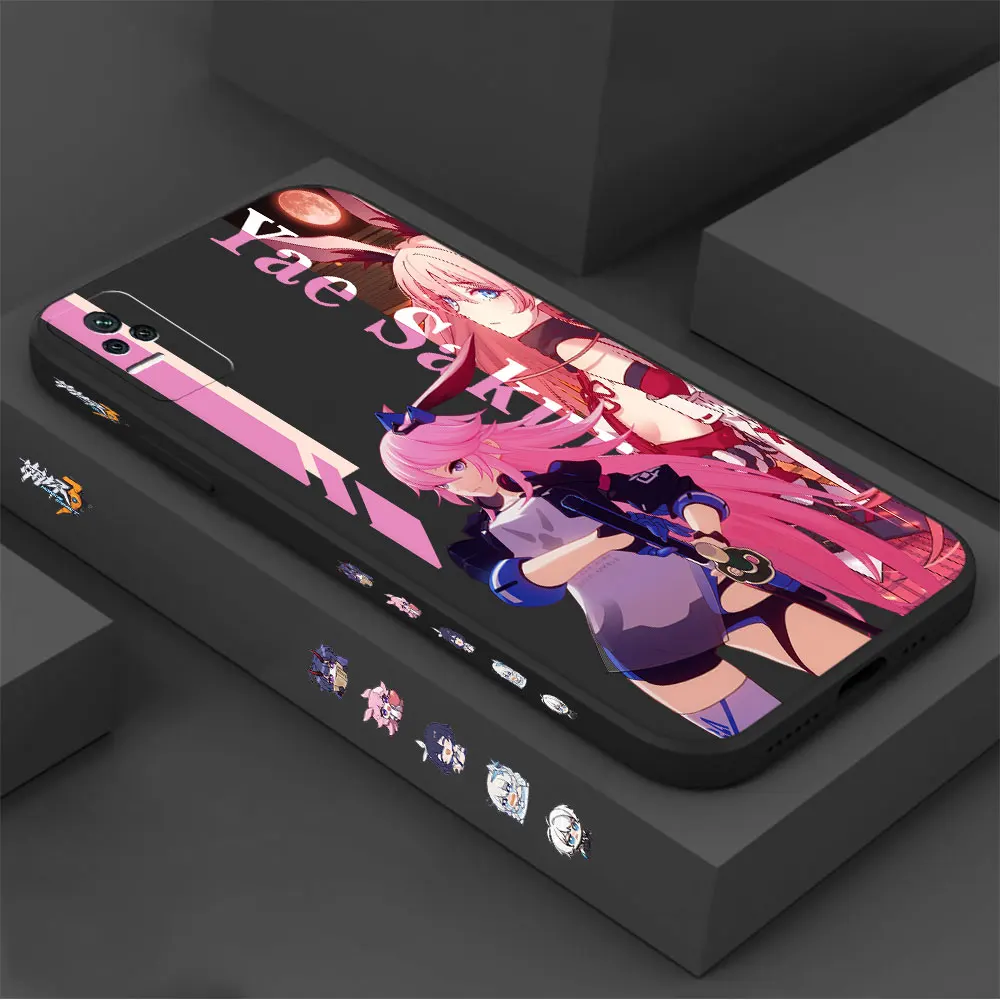 

Honkai Impact 3rd Yae Sakura Case For Redmi K60 K60E K50 K40 K40S K30 K20 12C 10C 10X 10A 10 9 9A 8 8A 9C 9AT Pro Uitra Cover