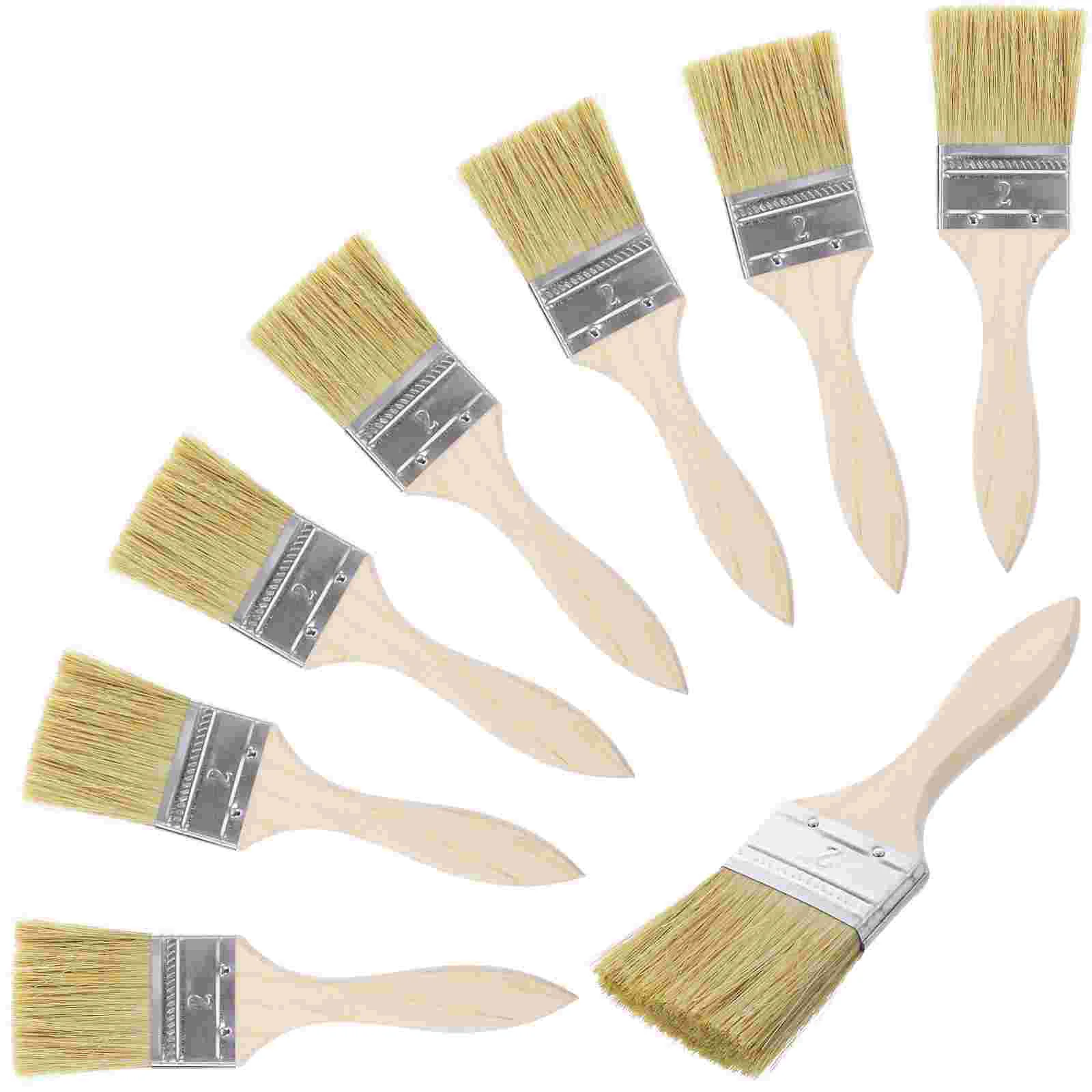

Brushes, 23pcs Wooden Handle Painting Tool Brush for Furniture Wall Home Painting