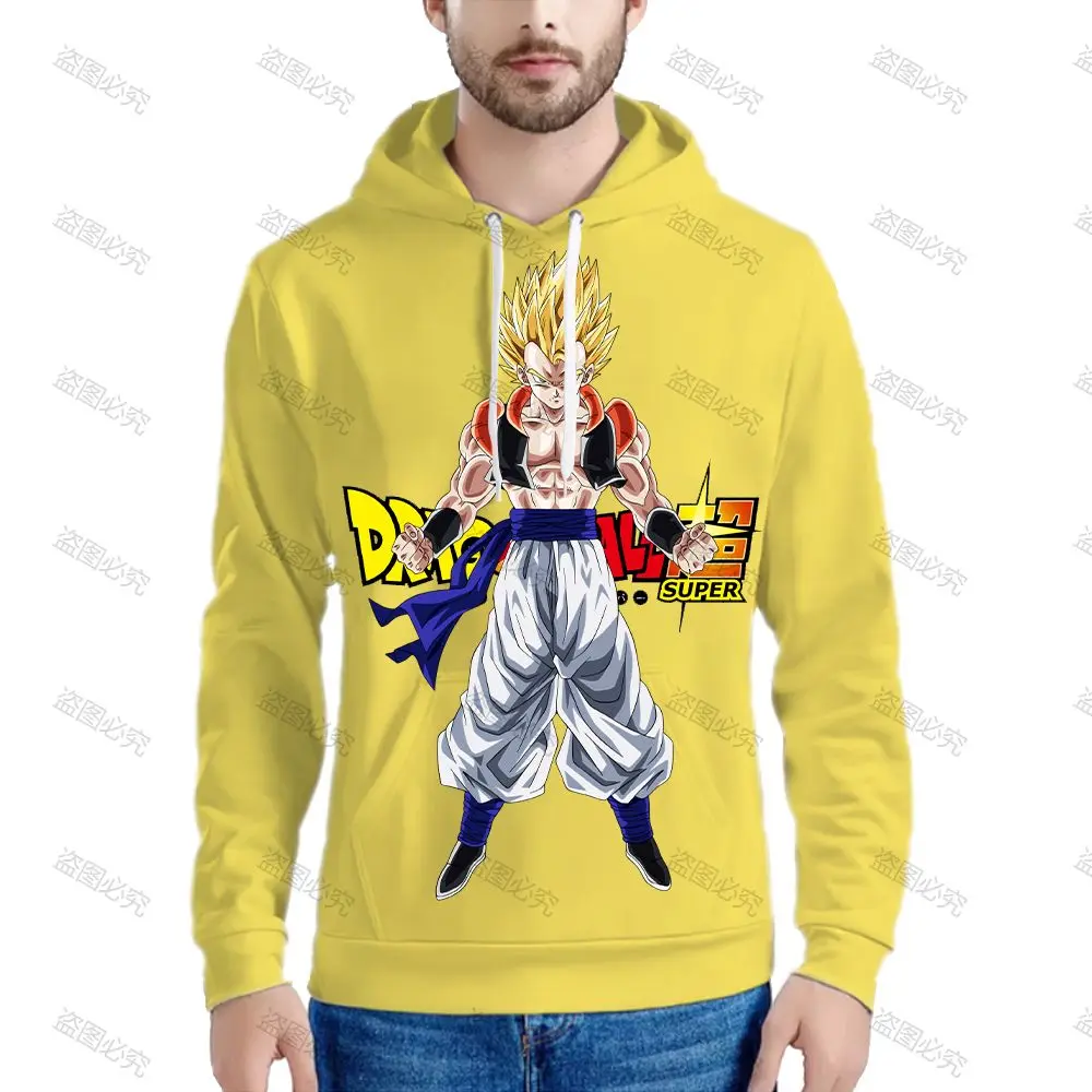 Anime Men's Hoodies Dragon Ball Z Y2k Streetwear Man Sweatshirts Vegeta Essentials Couple Outfit Harajuku New Clothing Party
