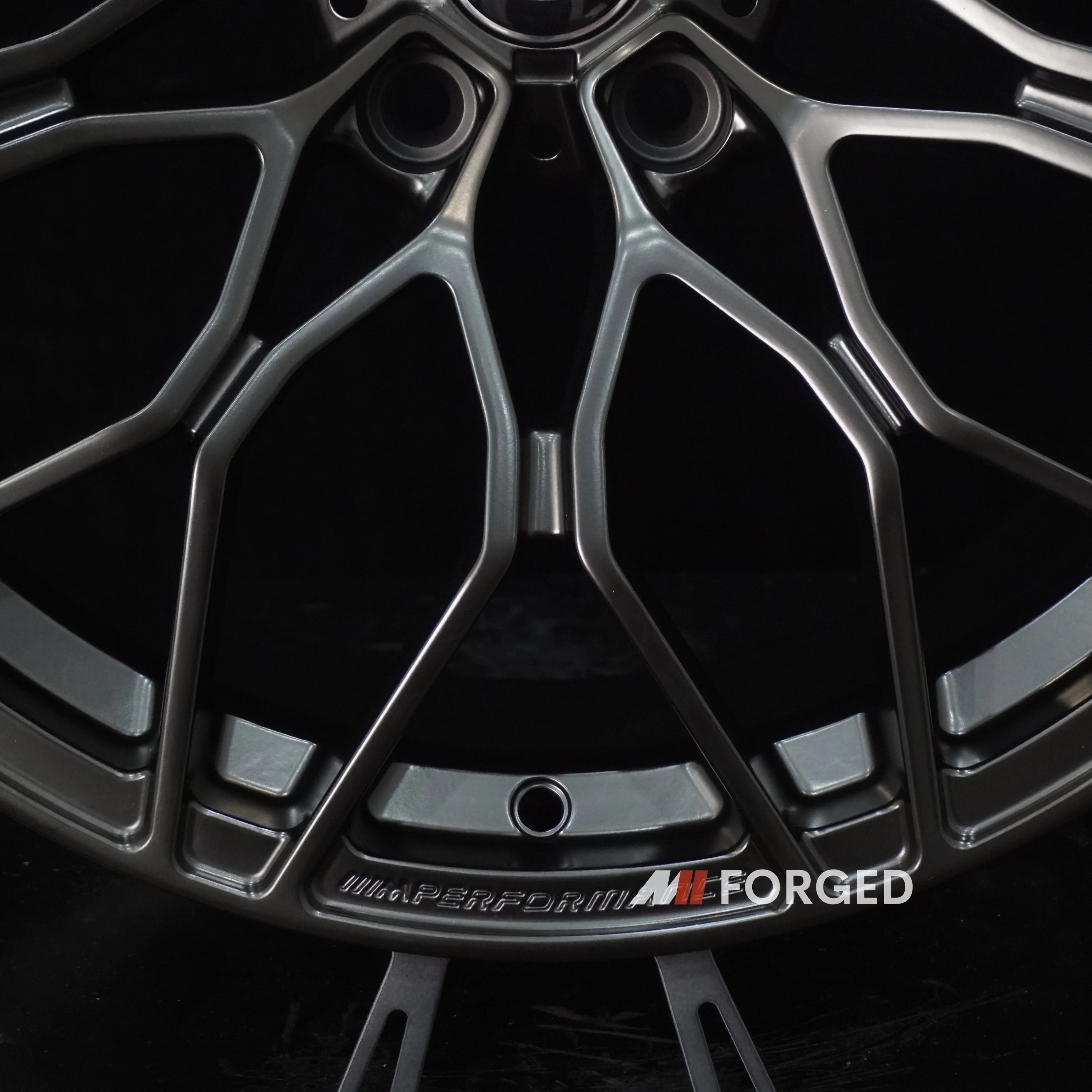 Фото Кованые вогнутые диски MN матово-черные 1000M 5x120 5x112 для BMW M2 F80 F90 E46 E92 M3 M4 G20 G30 G80 330i M340i 540i M550i Новинка №5