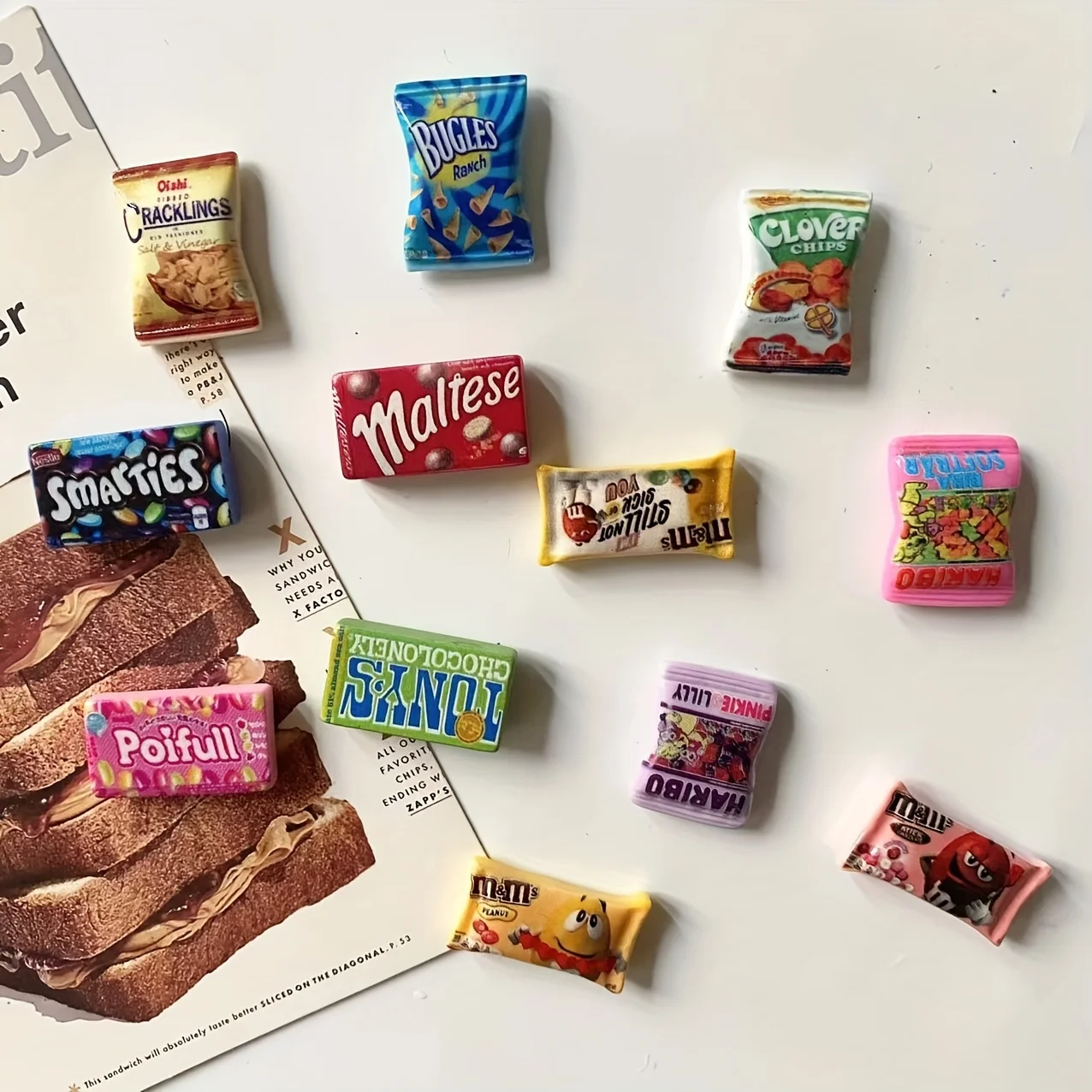 8 шт. милые магниты для холодильника