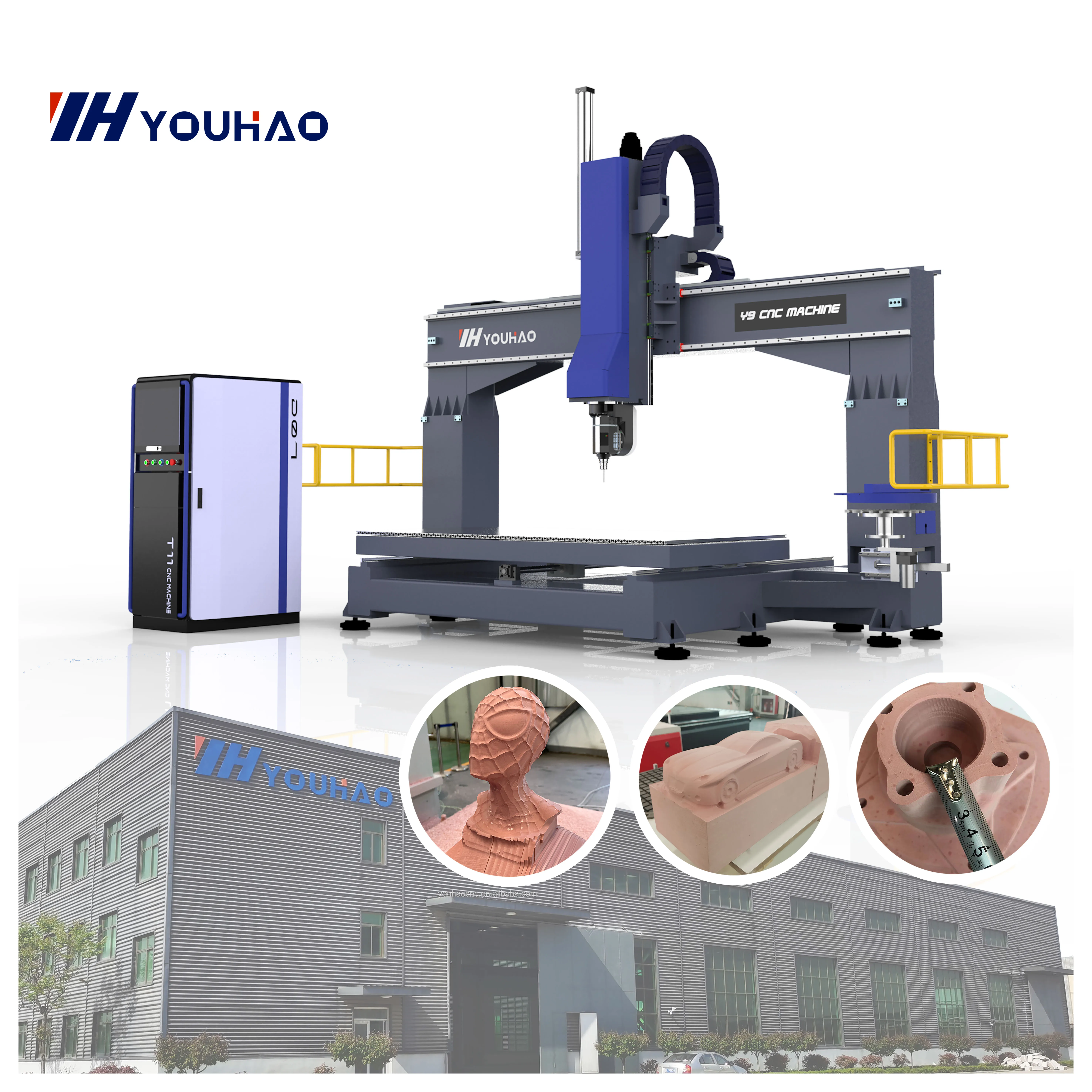 

2023 CNC Router machining center 5 axis cnc router milling machine for sale