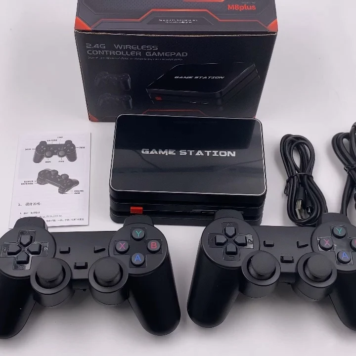 

New M8 Plus 10000 Games Mini Video TV Game Consoles 4k Game Stick