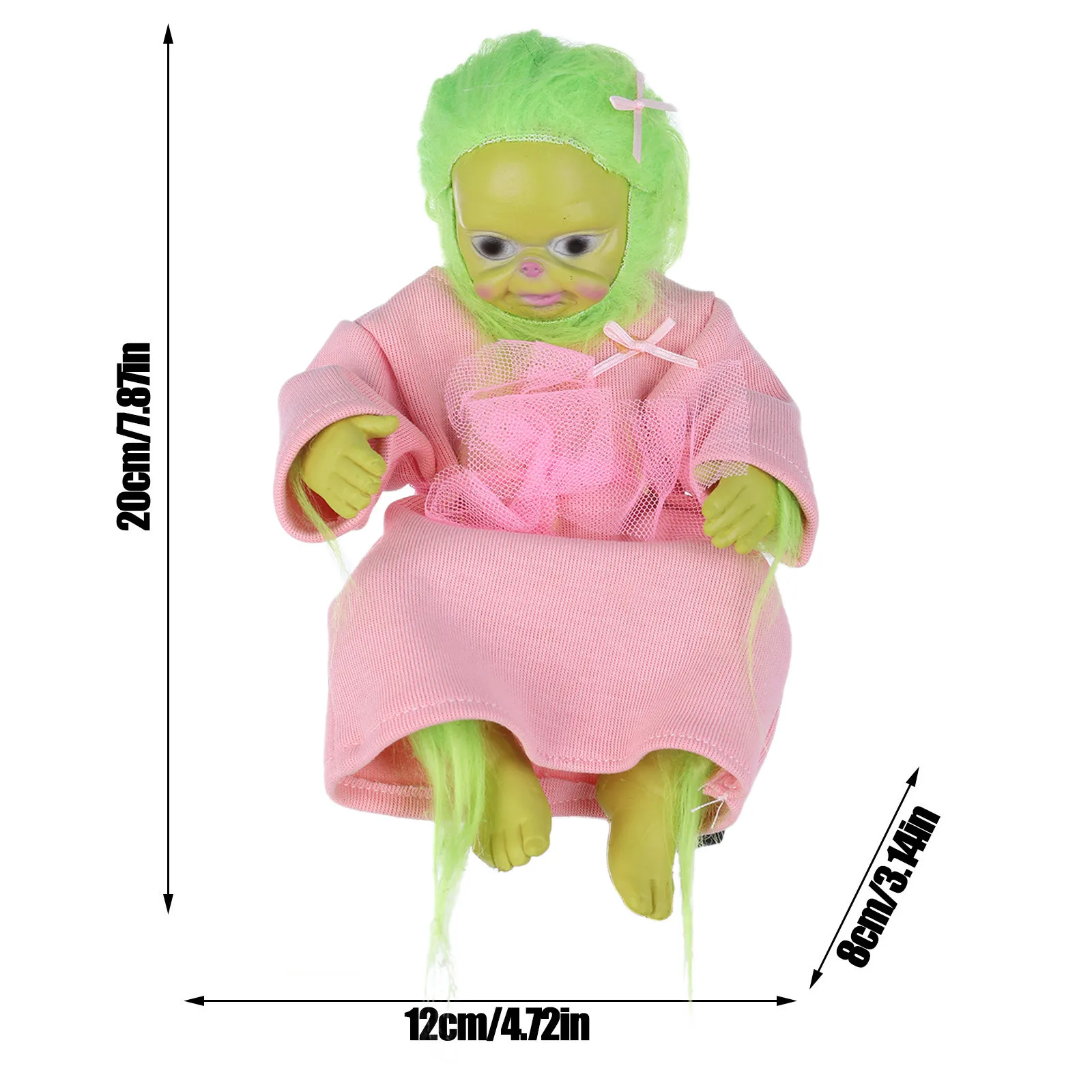 2022 Реалистичная мультяшная Кукла Reborn Baby Grinch Рождественская кукла-игрушка для