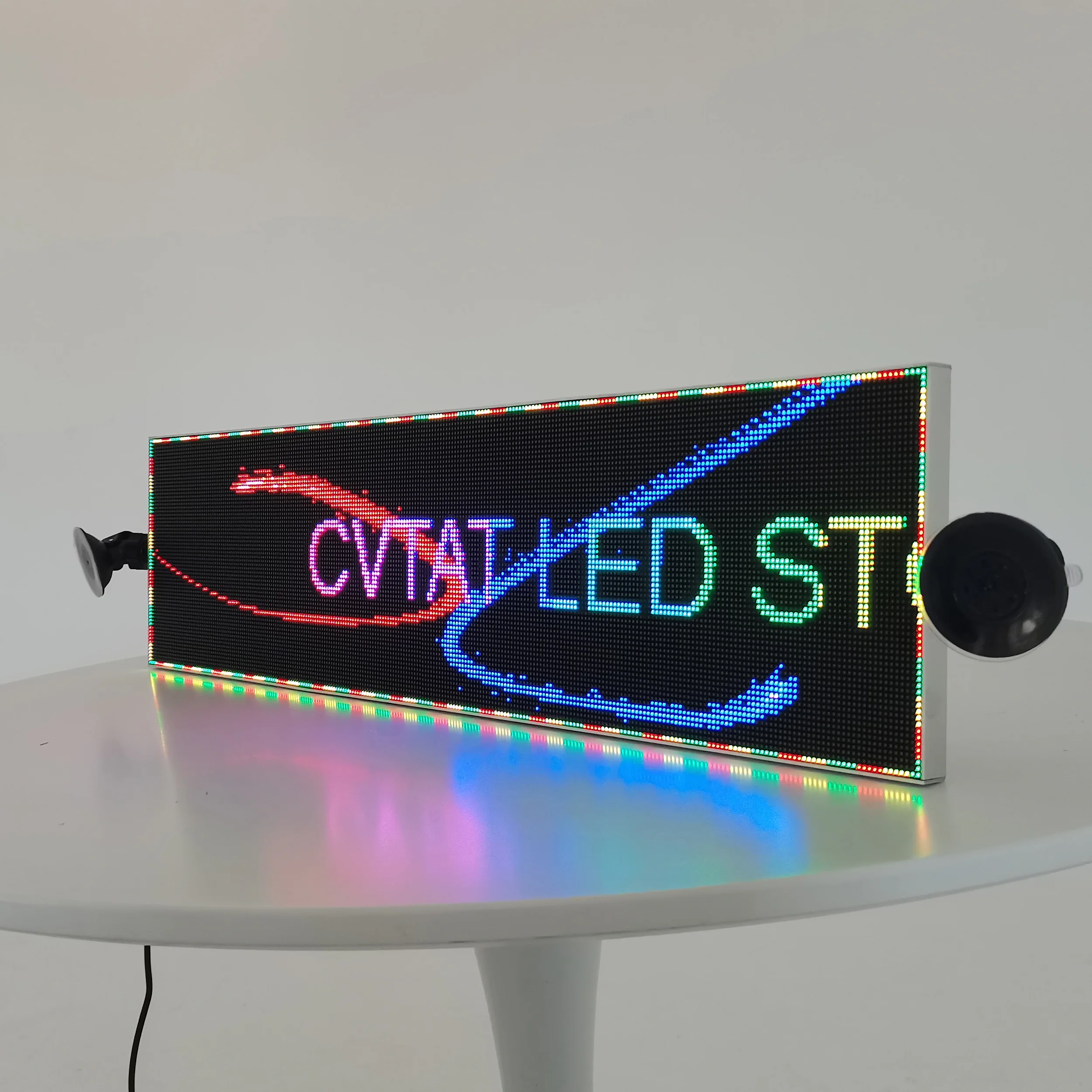 

P2.5 LED Sign indoor full-color Programmable LED Screen LED billboard advertising sign board scrolling Message display（64*16cm）