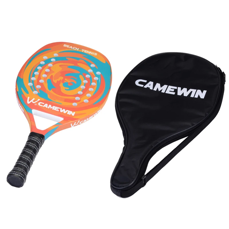Brand New Full Carbon Beach Tennis Racket for Men and Women Racket High Quality Tennis Racket EVA Surface Beach Tennis with Bag
