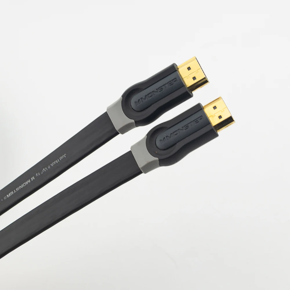 Monster-Cable plano superplano compatible con HDMI, compatible con 2,0, 3D y Ethernet,...