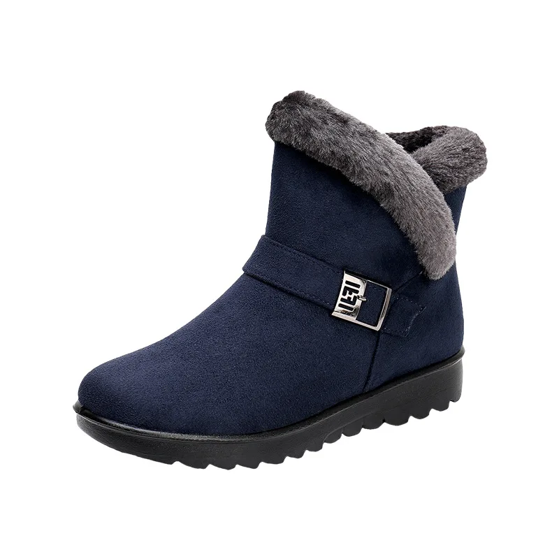 

Mother Shoes Women Large Size Warm Cotton Boots Middle-Aged and Elderly Snow Boots Women Cotton Shoes Old Beijing Shoes
