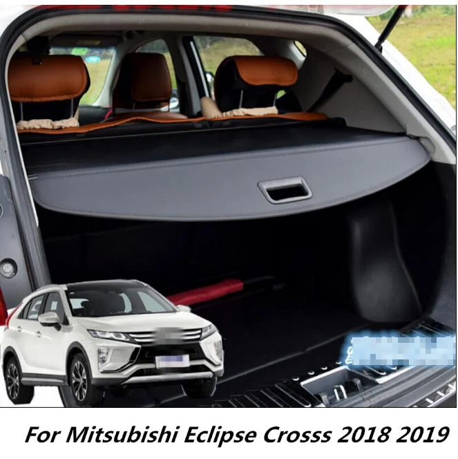 

Car Rear Trunk Security Shield Cargo Cover For Mitsubishi Eclipse Crosss 2018 2019 ( black, beige)