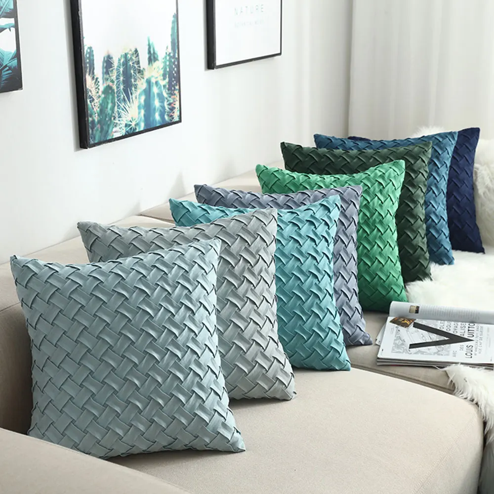 

Замшевая наволочка для подушки, высокое качество, диван, подушка, чехол для гостиной, домашний декор, украшение для автомобиля ZF12A9