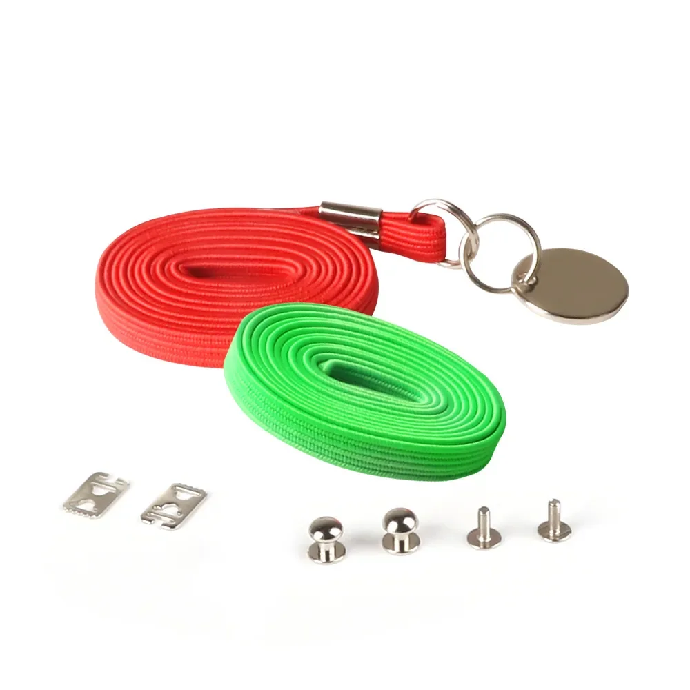 17 Colors No Tie Shoelaces Elastic Buckle Trendy Quick Lock Shoe Lacing System Shoestrings