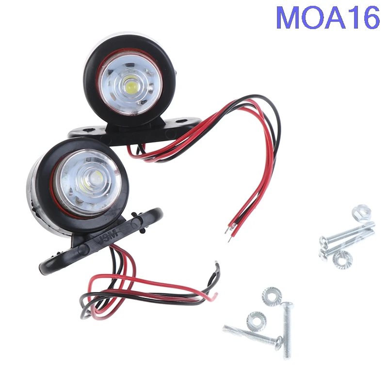 

Car Truck Trailer LED Side Marker Light White Red Turn Signal Clearance Light Indicator Lamp For Lorry Van Caravans 10-30V 2Pcs