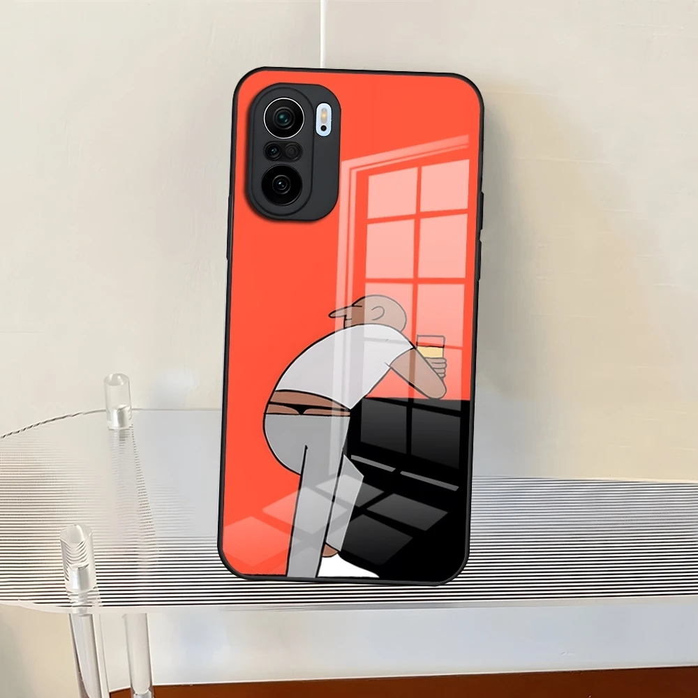 Забавный чехол для телефона J-Jean Jullien Art Redmi 13 12 13c 12c Note Pro Plus 11 10 12s 11s Задняя крышка из