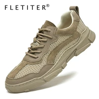 summer mesh casual shoes mens breathable designer brown tenis shoes for man comfort walking male footwear fashion 2022 new