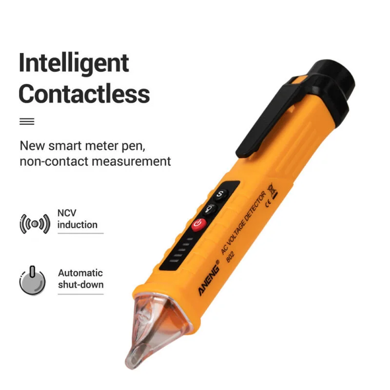 

1 Pc Voltage Tensioner Voltage Pen 12-1000V Sensitivity Electrical Tester Pen Non-Contact AC Voltage Detector Tool Accessories