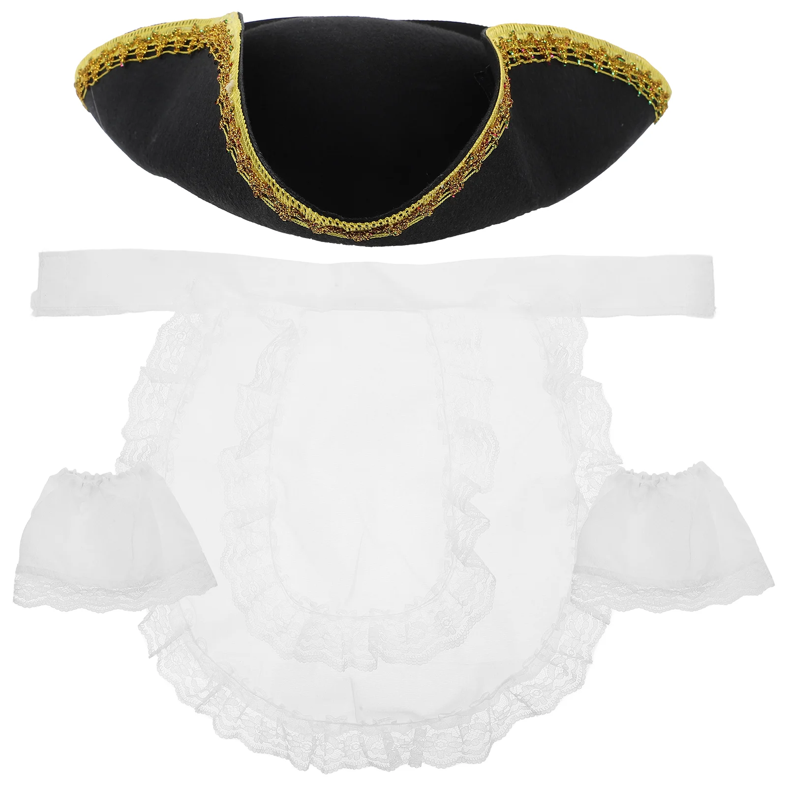 Набор нагрудников для вечеринки карнавальный аксессуар женская пиратская шляпа