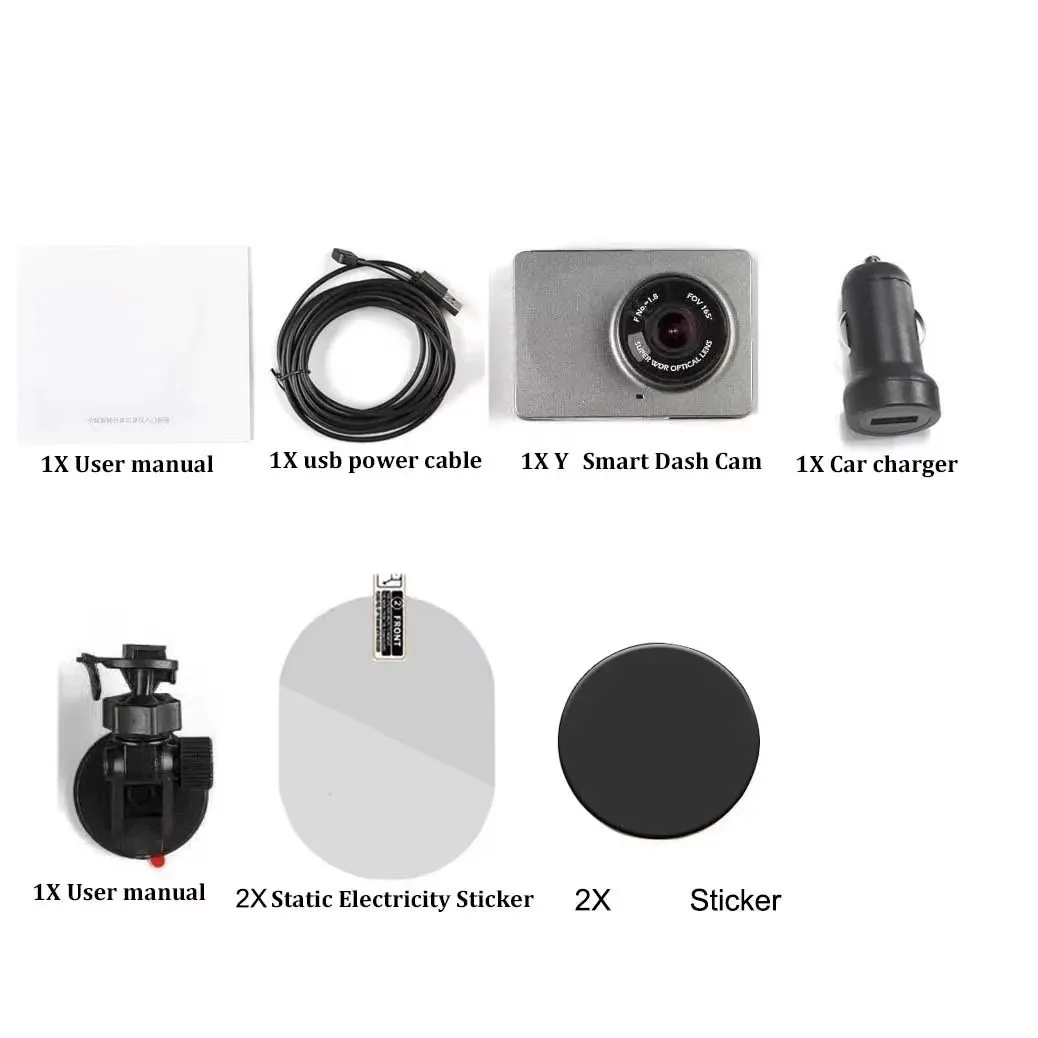 

Xiaomi YI умный видеорегистратор для автомобиля ADAS 2,7 экран Full HD 1080P видеорегистратор с ночным видением Обновленная межд