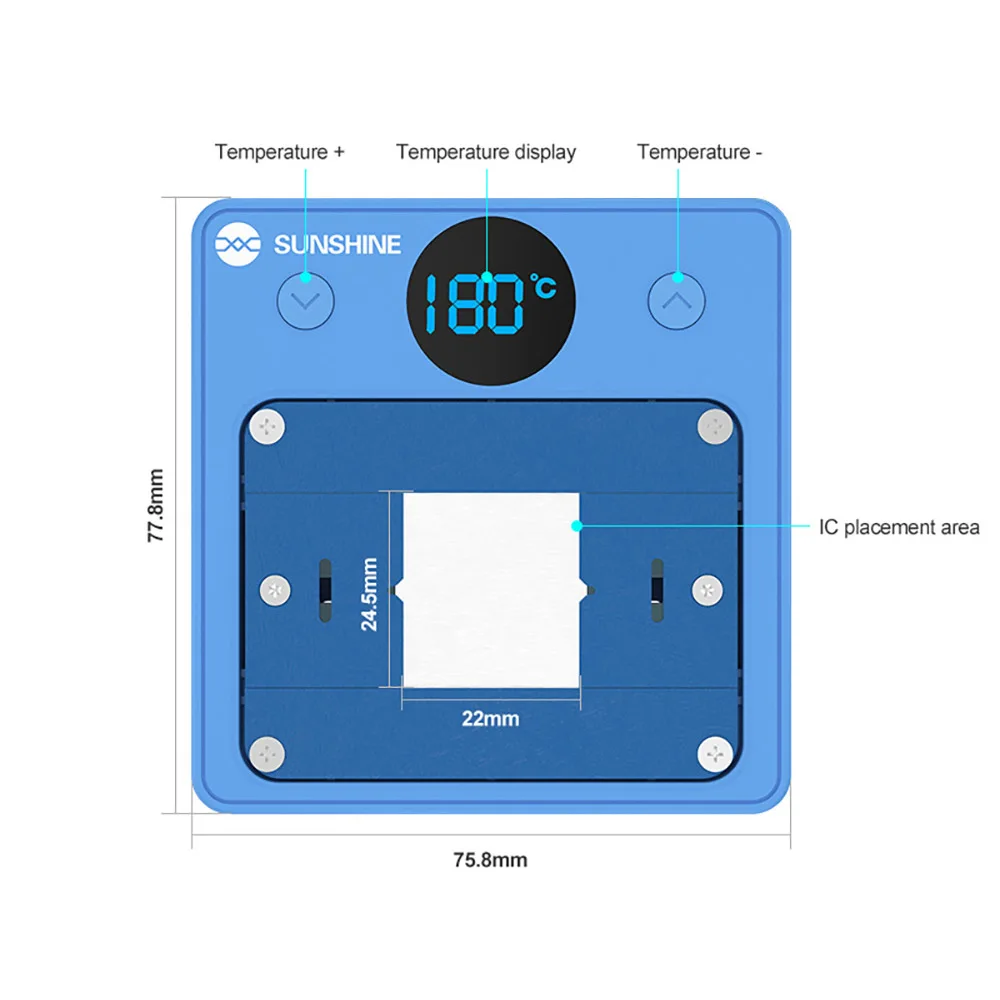 Инструмент для быстрого нагрева клея с цифровым дисплеем