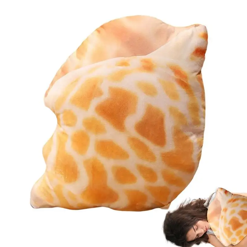 Shell Pillow Conch Starfish Shell Shaped Pillow Firm Stuffed