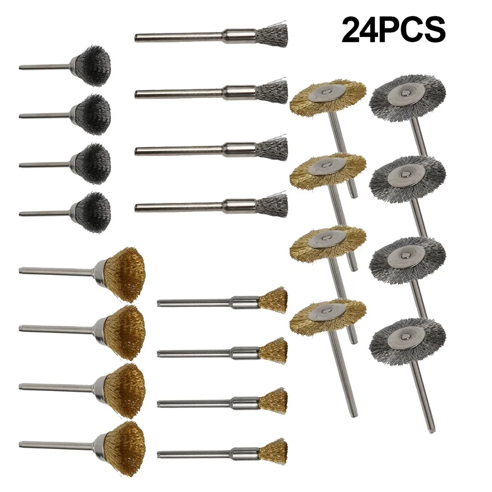 

VIBRATITE Полировальные щетки из латуни 24 шт.