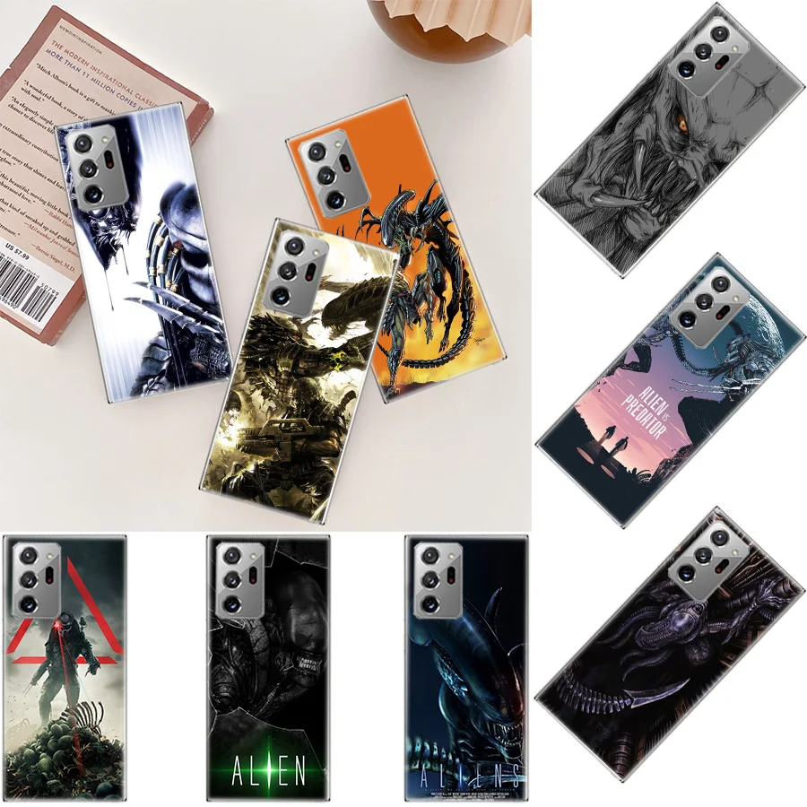 Чехол для телефона Alien vs Predator для Samsung Galaxy S20 FE S21 S10 S23 Plus S22 Ultra S10E S9 S8 S7 Edge