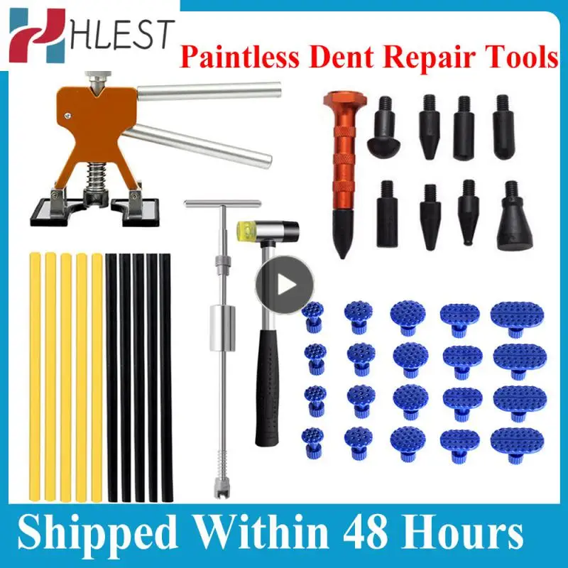 

ProfessionalCar Dent Repair Tool Dent Repair Kit Auto Unpainted Body Dent Removal Kit Car Dent Puller Rubber Hammer Fix Tool Set