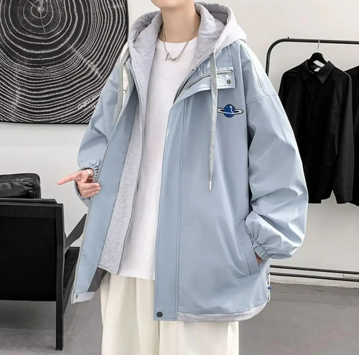 Двухсекционный мужской Illusionblazer на весну/осень новый дизайн чувственный нишевый