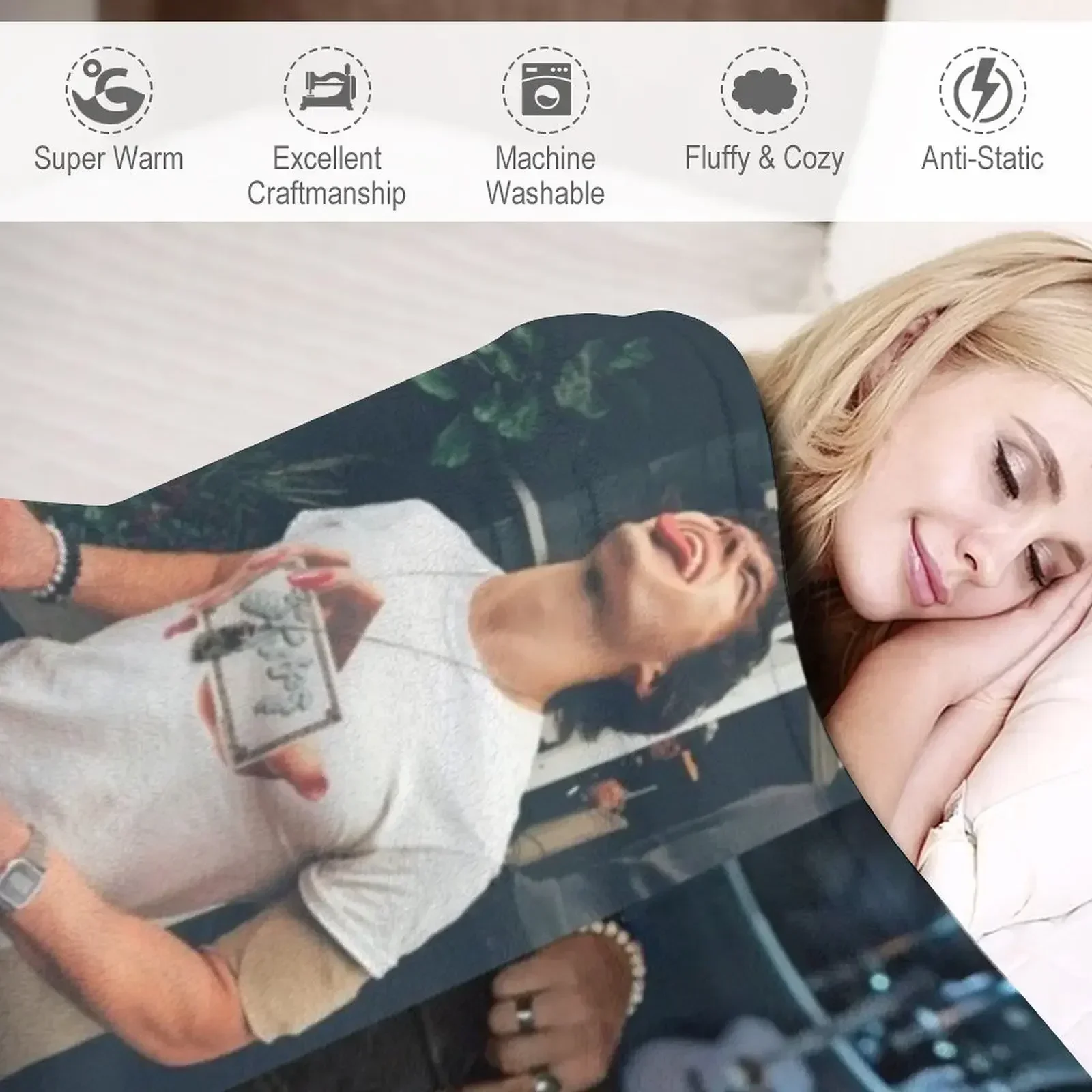 Одеяло для младенцев с изображением колледжа Чарли Gillespie из JATP декоративное