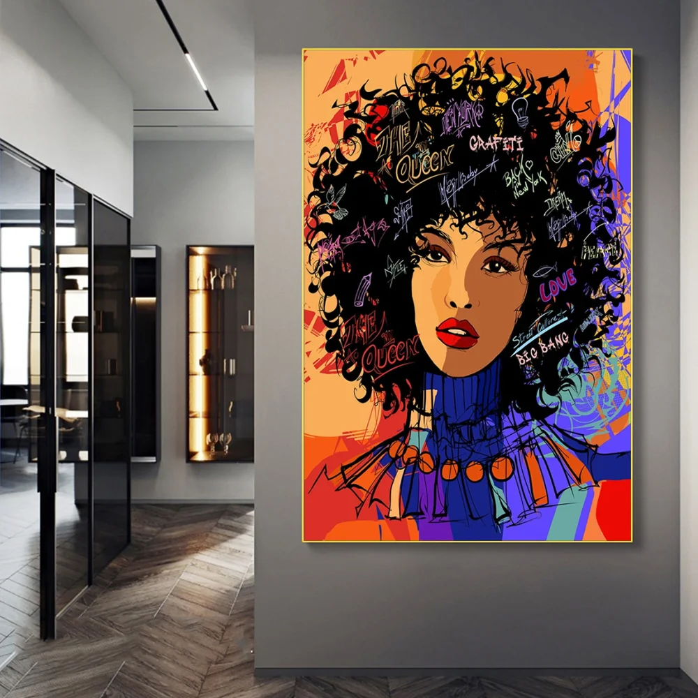 Картина на холсте для африканских женщин постер с изображением сексуальной