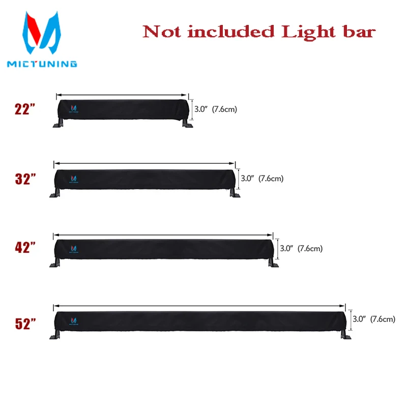 

Чехол для светодиодной ленты MICTUNING 22-52 дюймов