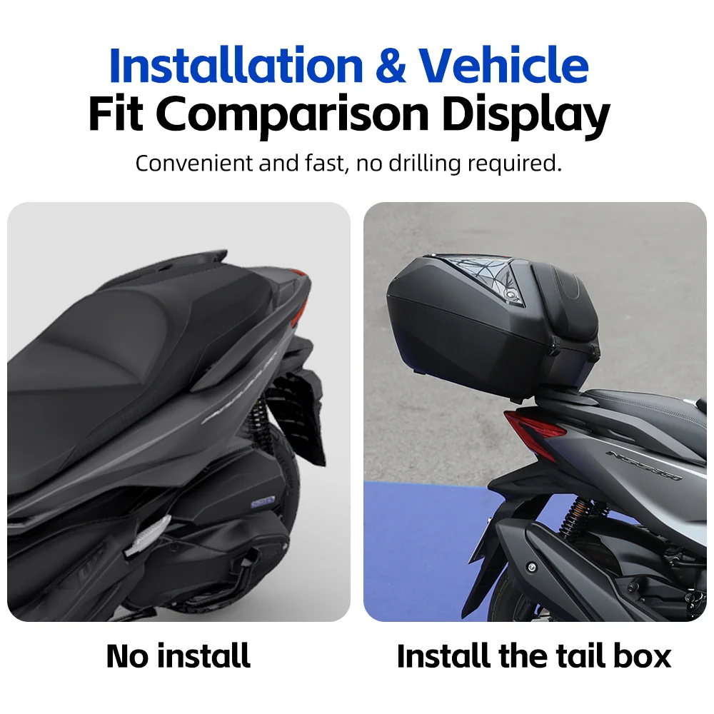 Фото Водонепроницаемый кофр Speedance большой емкости для мотоцикла Honda NSS350, задний багажный ящик 2023-2026 №3