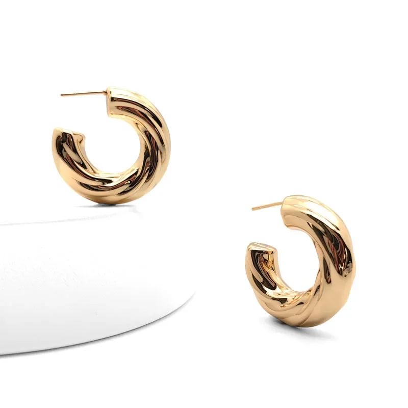 Модные серьги ручной работы из титановой стали в стиле INS от производителя прямые