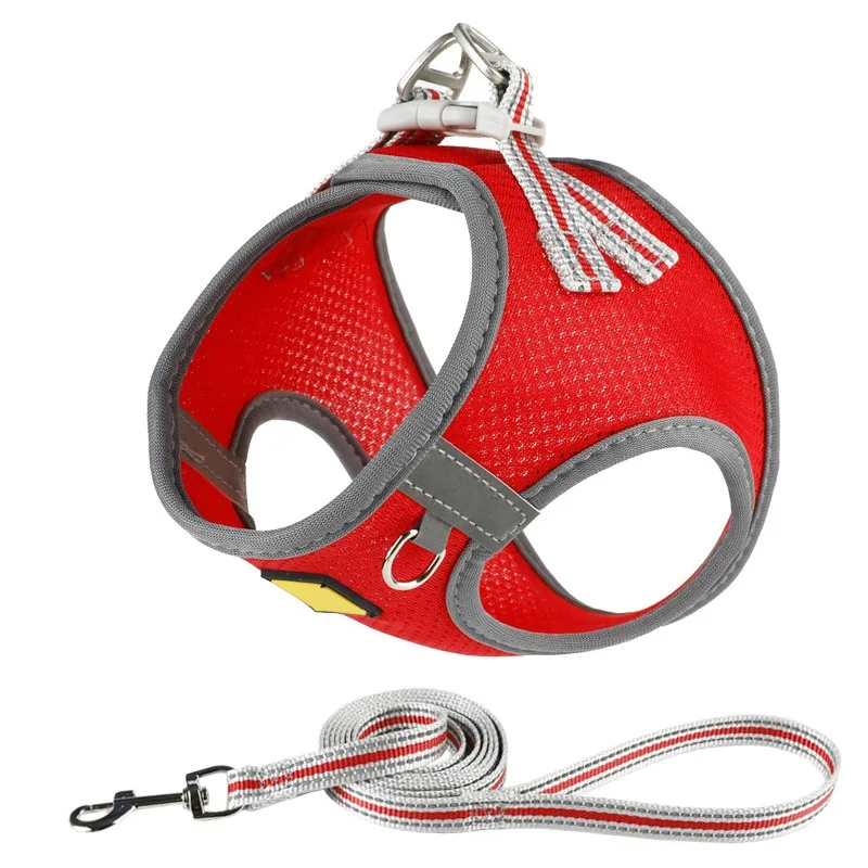 

Pet Dog Leash Harness Cat Lead Leash For Small Medium Dogs Chest Strap Vest Reflective Walking Lead Leashes Dog Accessories