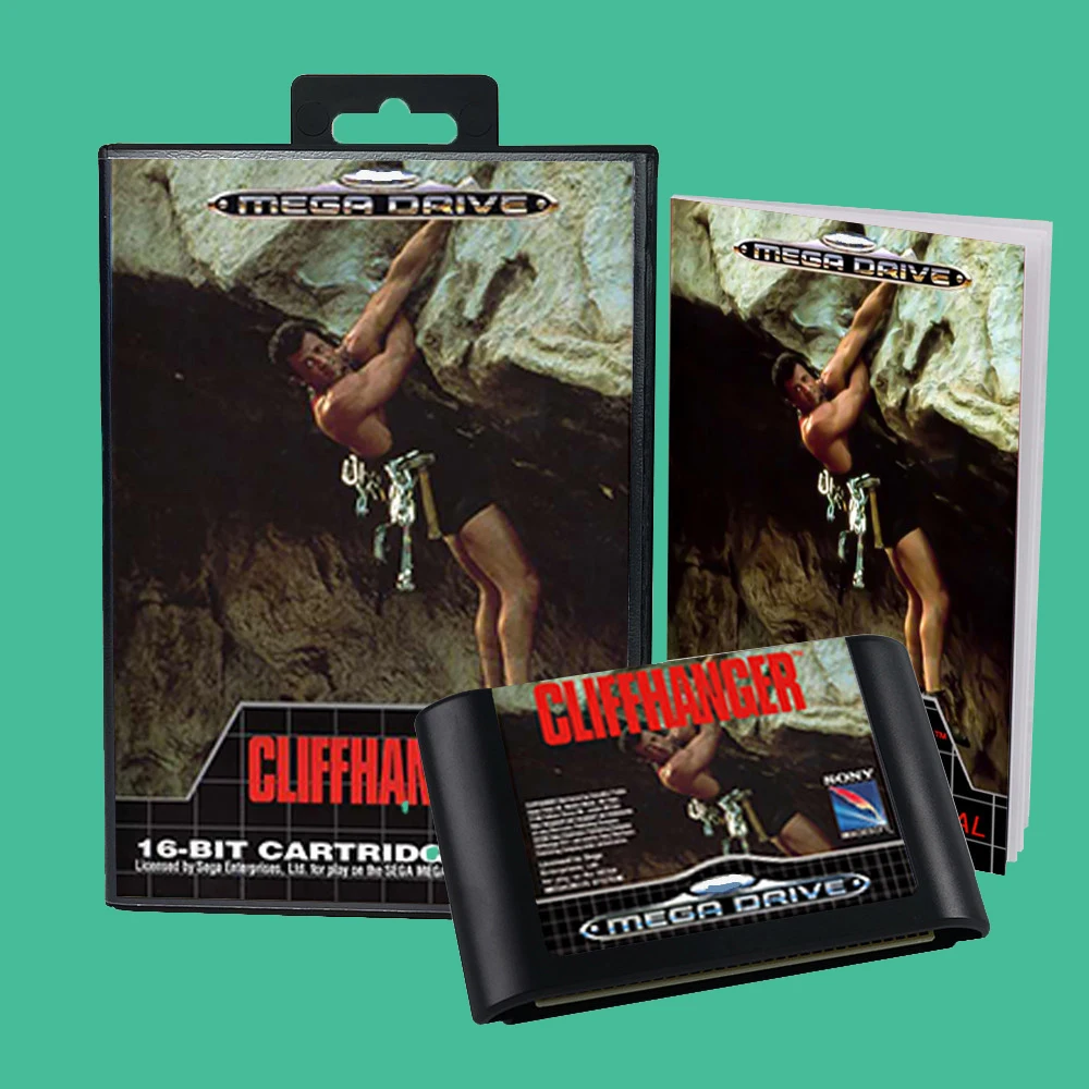 Фото 16-битный игровой картридж Retro Cliffhanger, европейская версия для игровых консолей Sega Megadrive №2