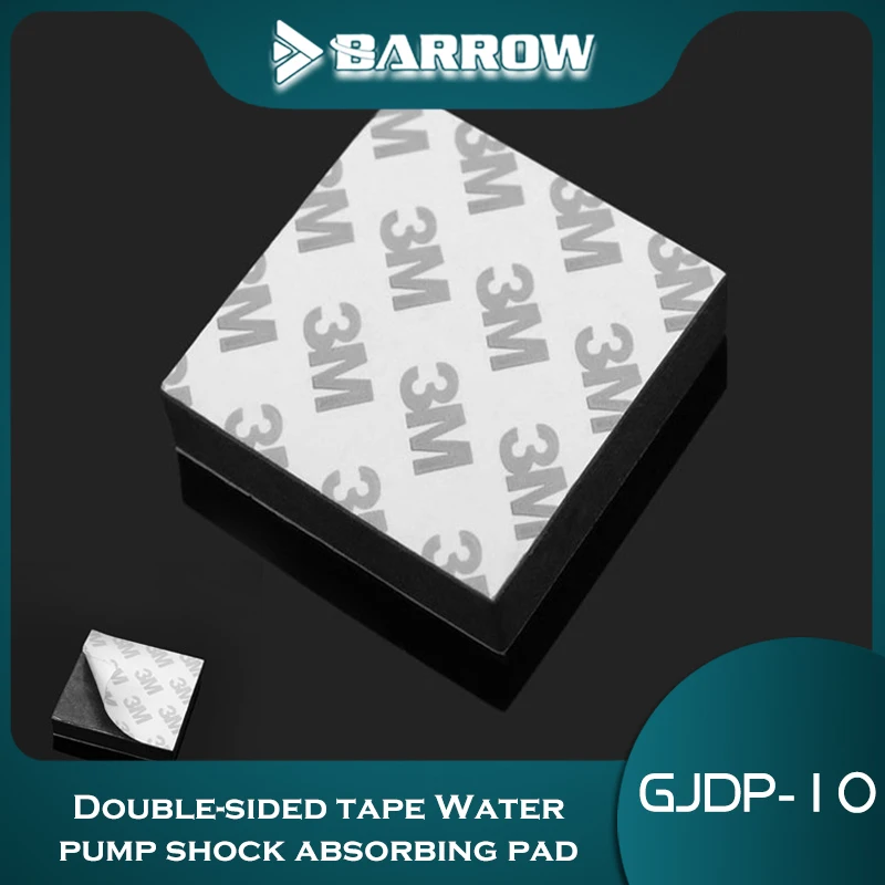 

Double-sided Tape Water Pump Shock Absorbing Pad 50X50X10 (MM) Use EVA As The Main Material, It Will Not Deform for A Long Time