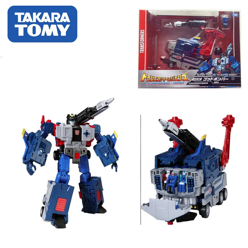 

Transformers TAKARA TOMY LG-42 LG42 Magic Bullet Super God Optimus Prime Renlai Carriage Genuine Boxed Toy Gift Collection
