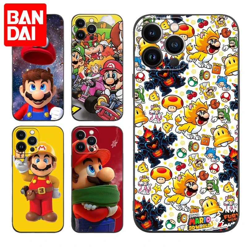 hot retro game super mario phone case for iphone 13 11 pro max 12 mini xs max x xr 7 8 plus back cover soft tpu shell fundas free global shipping