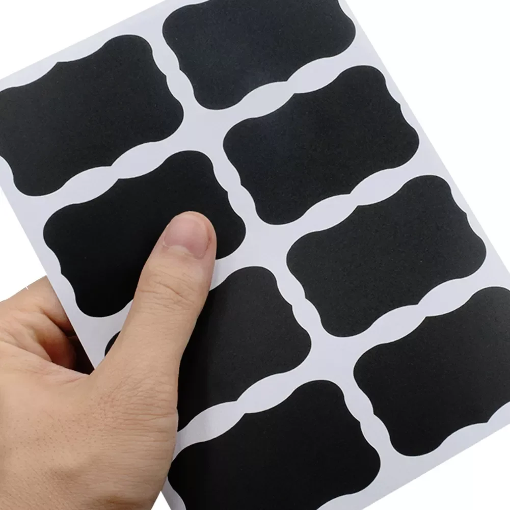 

NEW 32pcs/4 sets Blackboard Spice Sticker Reusable Jam Labels Kitchen Stickers Organizer Wall Sticker home decor Chalkboard Labe