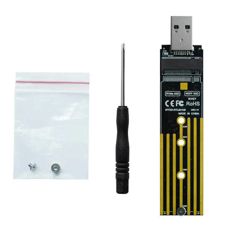 

Адаптер M.2 NVME SSD-USB 3,1 PCI-E 10 Гбит/с USB 3,0