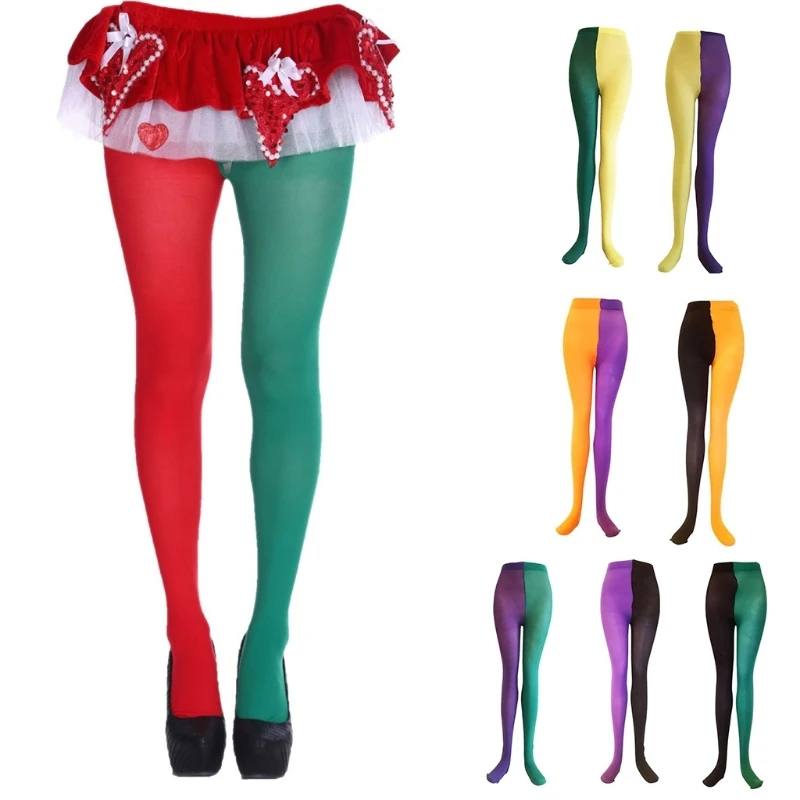 

2023 New Christmas Women Pantyhose Assorted Color High Waist Bag Foot Slim Fit Comfortable All-Match Base Socks High Socks