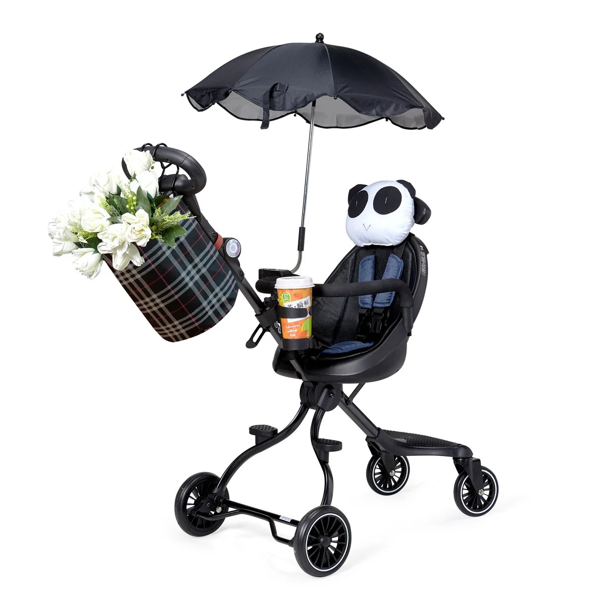 

Stroller Organizer Stroller Accessories Bag Parasol Headrest Foot Cover Mat Cup Holder Hooks Raincoat Baby Car Seat Accessories
