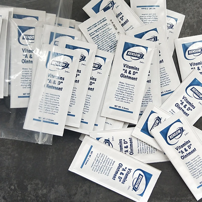 

50pcs Tattoo Scar Repair New Cream A&D Ointment To Restore and Repair The Skin Vitamin Cream for One-Time Use Sterile Wholesale