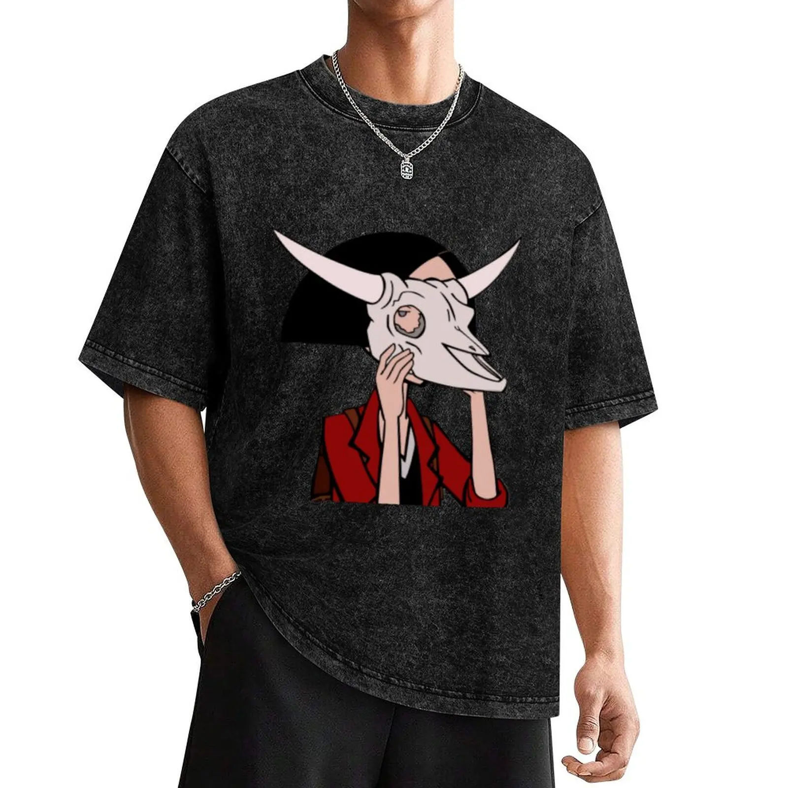 Джейн Лейн Дарья Череп Мультфильм Футболка обычаи Эстетическая одежда мужская