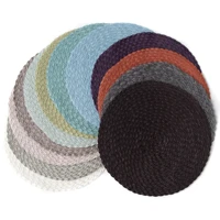 smaafit 15 inch 38cm petal shape round placemats for round tableround placemats round placemat for kitchen dining table