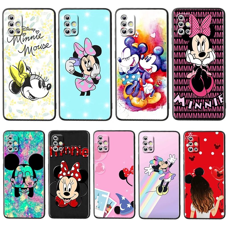 

Disney Lovely Mickey Mouse Phone Case For Samsung Galaxy A91 A81 A71 A51 5G 4G A41 A31 A21 A11 Core A42 A02 A12 Cover