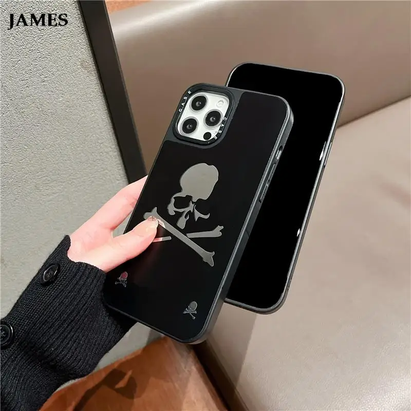 JAMES японский Роскошный чехол для телефона с черепом Apple iPhone 6 7 8 Plus 11 12 13 Pro X XS Max XR